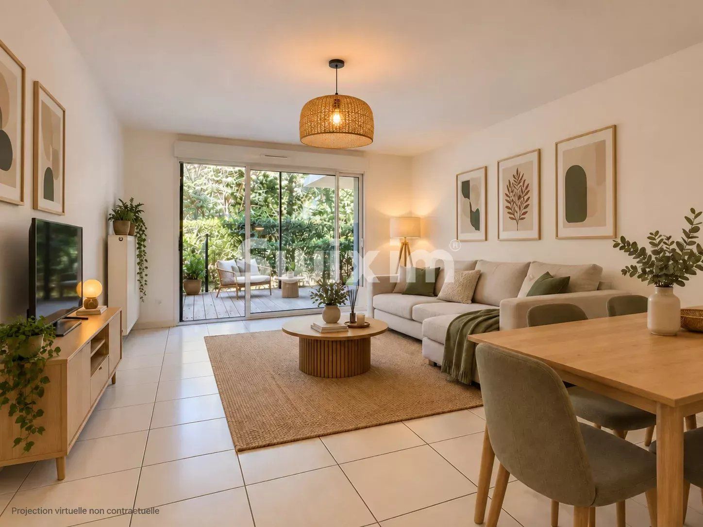 appartement 3 Pièces en vente sur Chevry (01170)