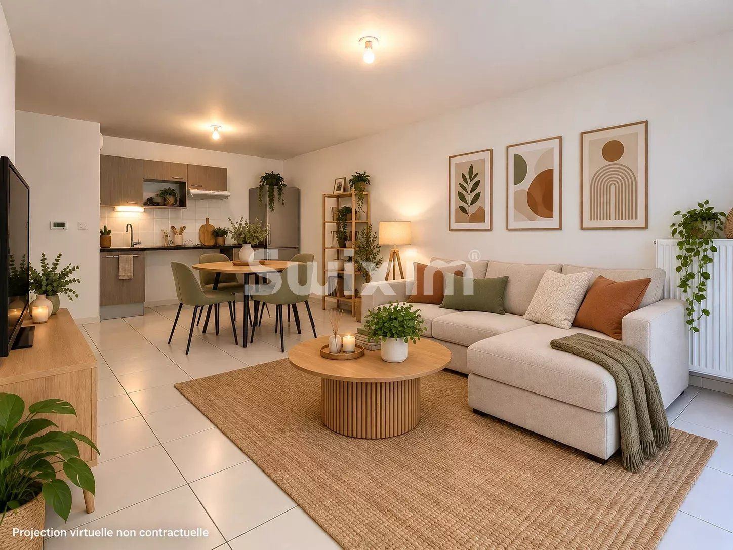 appartement 3 Pièces en vente sur Chevry (01170)