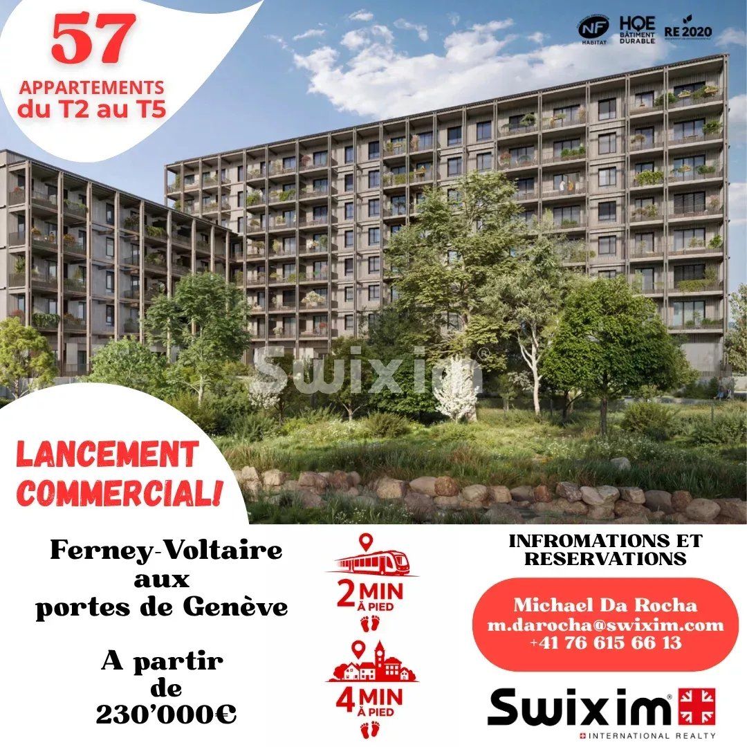 appartement 1 pièce en vente sur Ferney-Voltaire (01210)